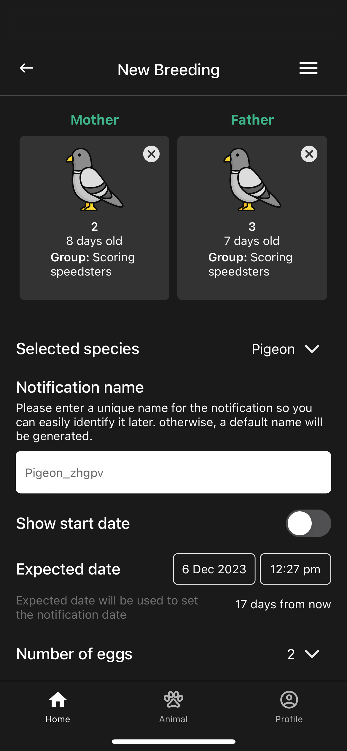 breeding