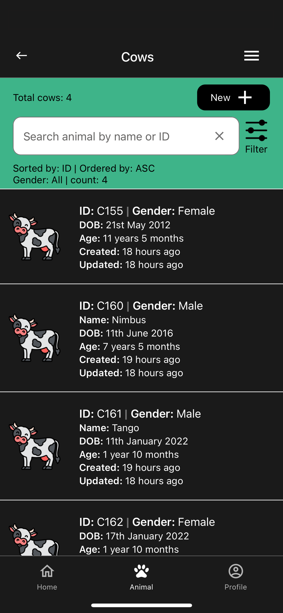 list